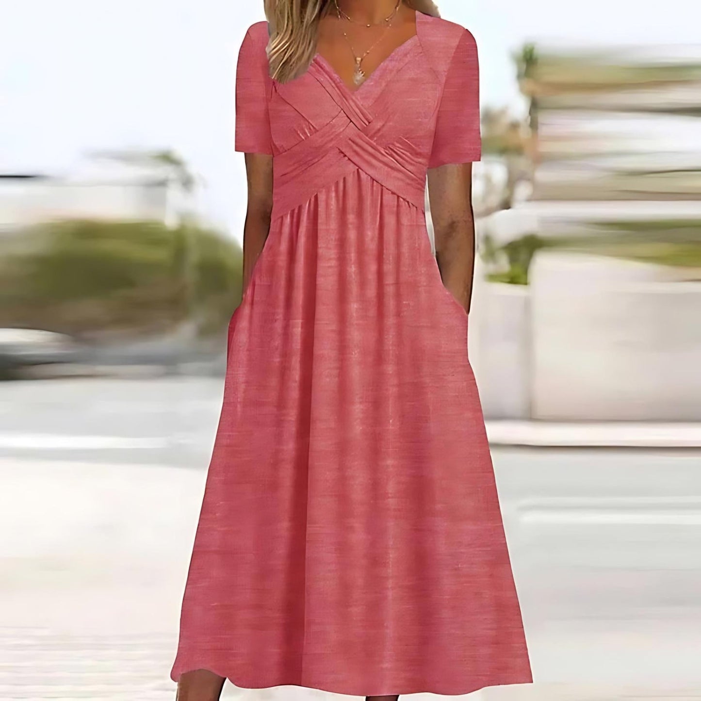 Jamaika - Elegante Midi-Kleider mit Bauchbedeckung