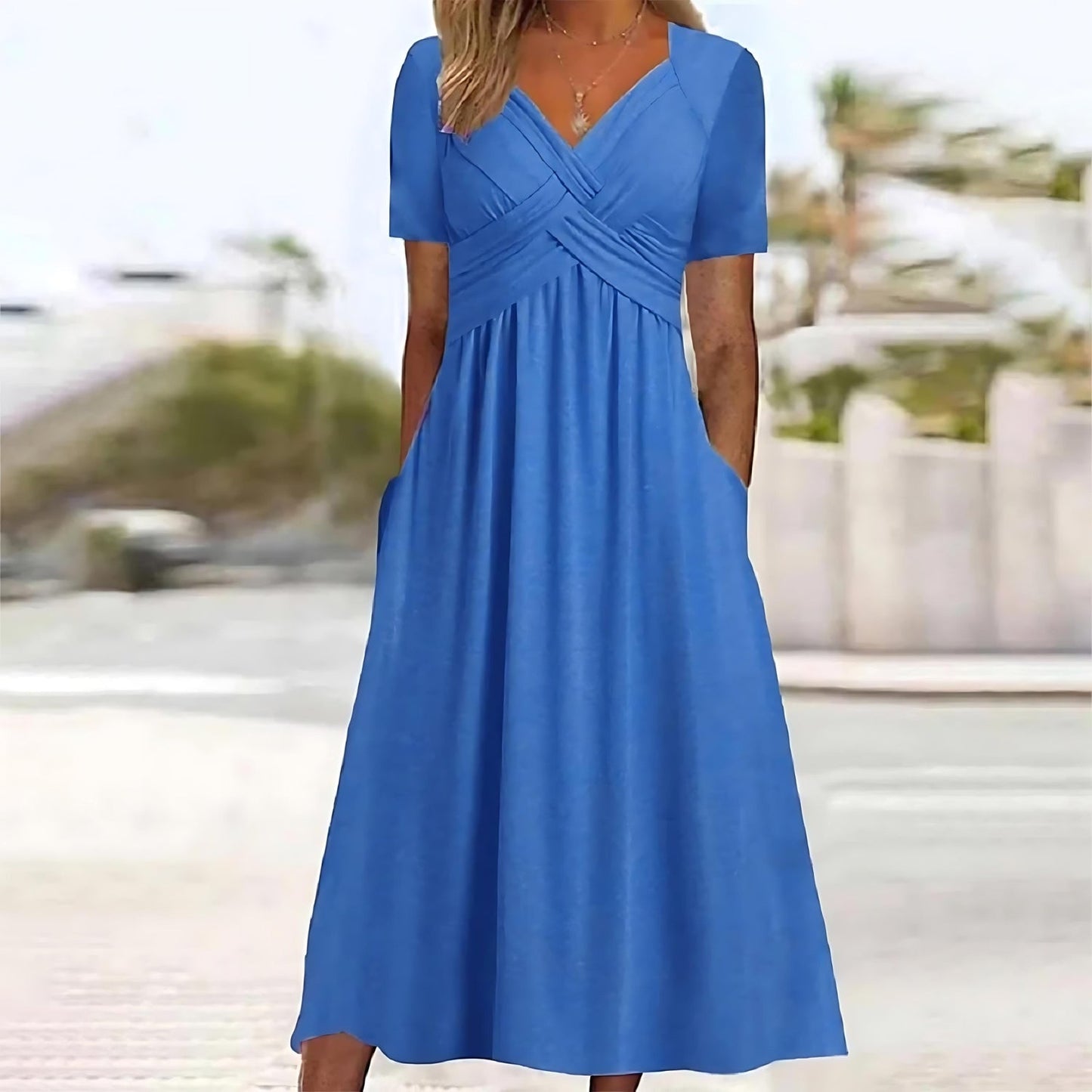Jamaika - Elegante Midi-Kleider mit Bauchbedeckung