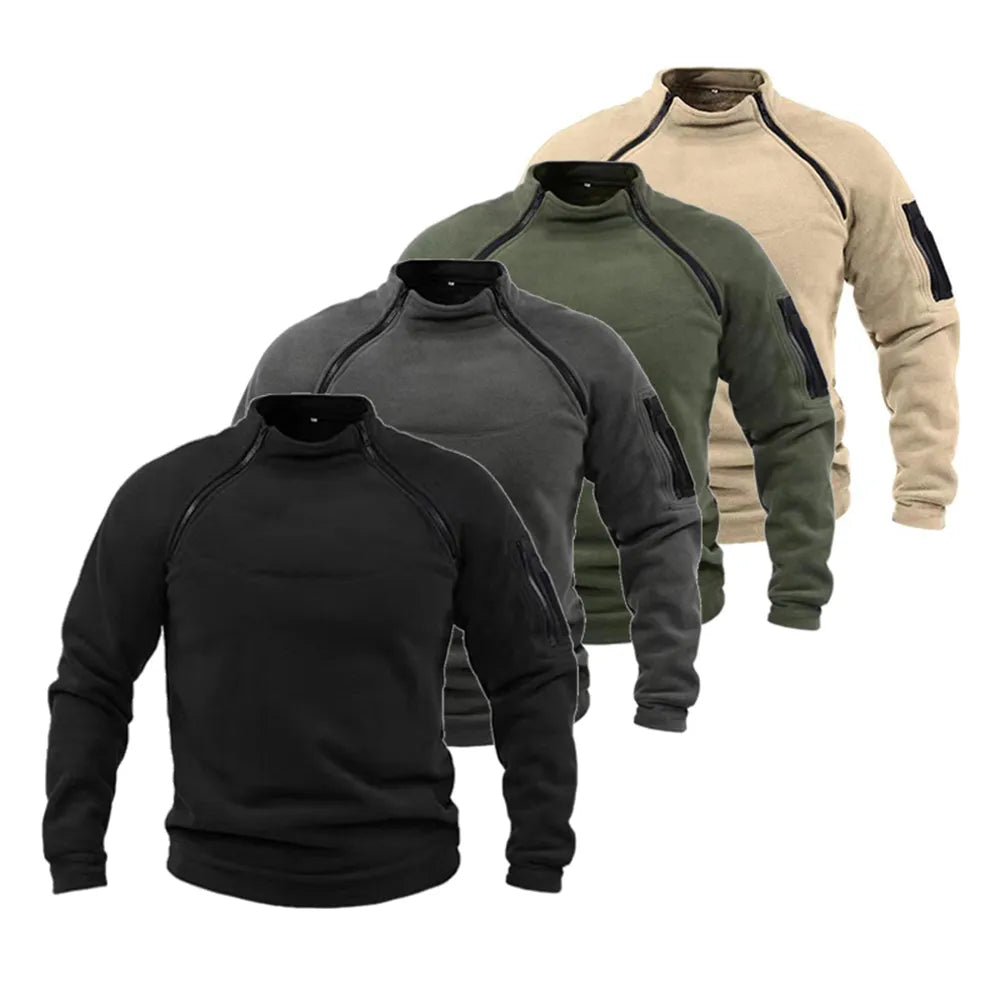 Daniel - Taktischer Militär-Zipper-Sweatshirt für Herren