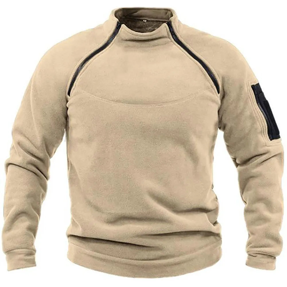 Daniel - Taktischer Militär-Zipper-Sweatshirt für Herren