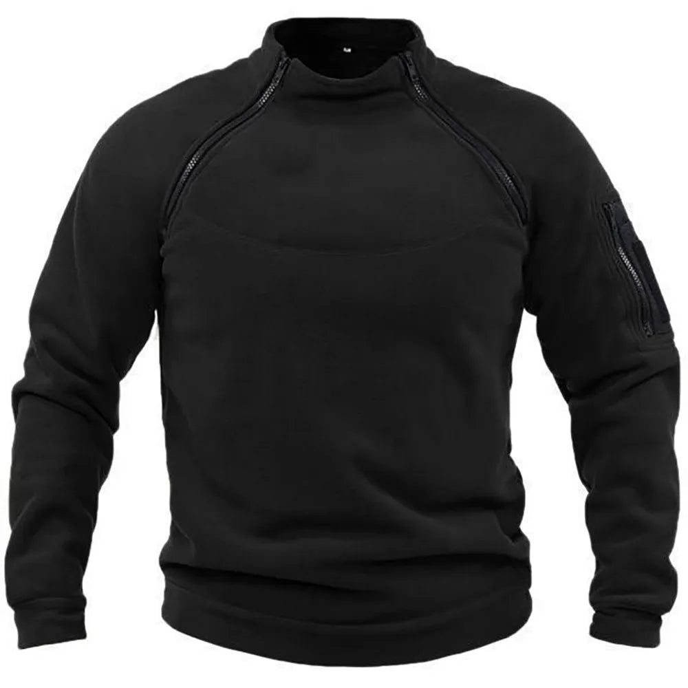 Daniel - Taktischer Militär-Zipper-Sweatshirt für Herren