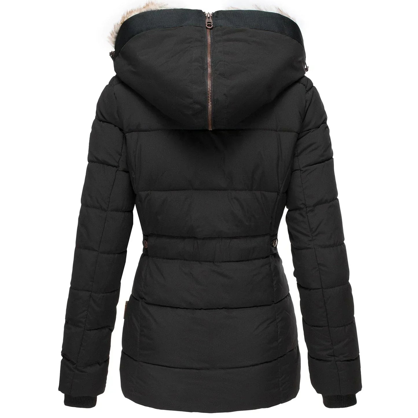 Senna - Warmer Winterjacke mit Pelzfutter